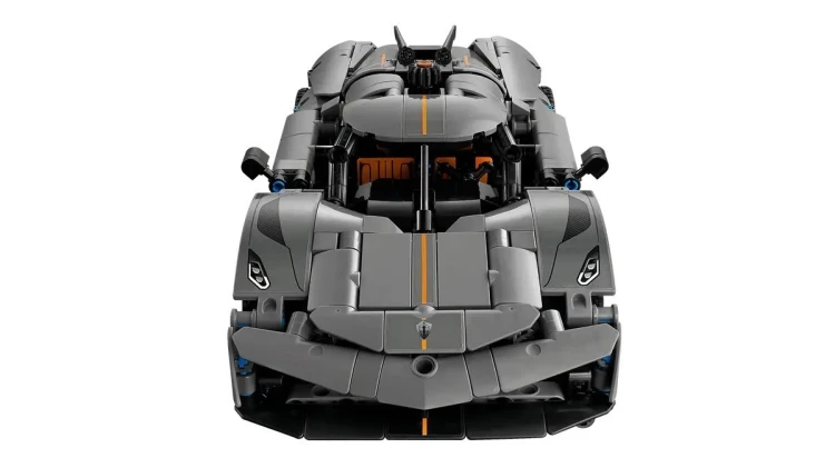 LEGO Technic 42173 - Szary hipersamochód Koenigsegg Jesko Absolut