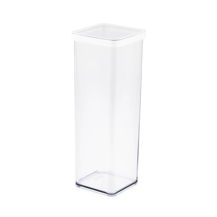 Rotho Pojemnik na przysmaki kwadratowy 2.0L LOFT transparentny/biały