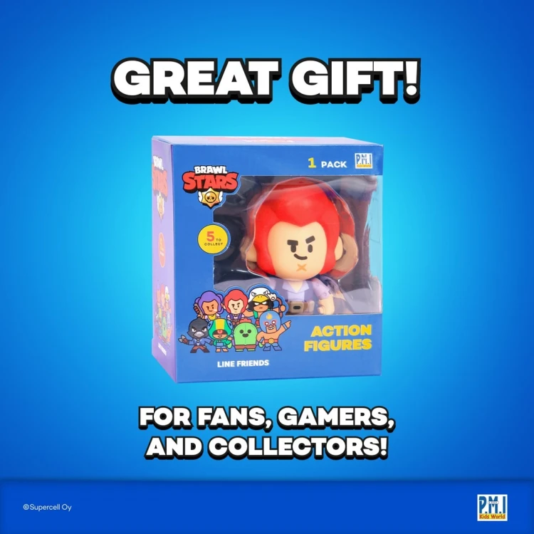 BRAWL STARS S1 ACTION FIGURES 11cm - COLT
