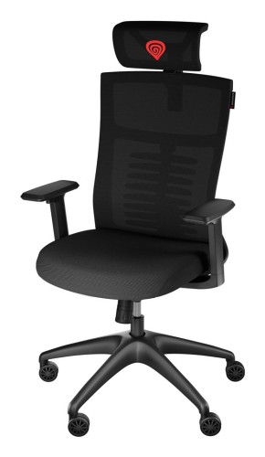 Fotel gamingowy GENESIS Astat 200 (Siatka z oczkiem, Czarny)