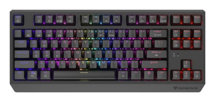 GENESIS Thor 230 TKL klawiatura Gaming USB + RF Wireless + Bluetooth QWERTY US English Czarny