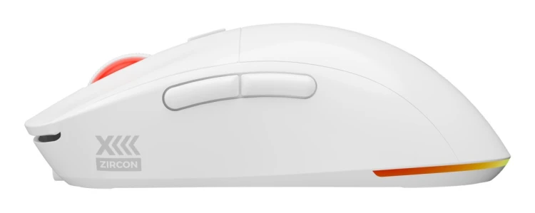 GENESIS Zircon XIII myszka Gaming Oburęczny RF Wireless + USB Type-C Optyczny 26000 DPI