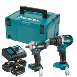 Zestaw Combo MAKITA DLX2359TJ1 18V 3x5,0Ah (DTW300+DHP484)