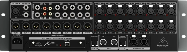 Behringer X32 Rack 40 kan. 10 - 22000 Hz Czarny