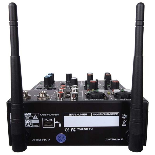 DNA MIXMIC 2 - Mikser audio, USB Bluetooth + 2x mikrofony bezprzewodowe