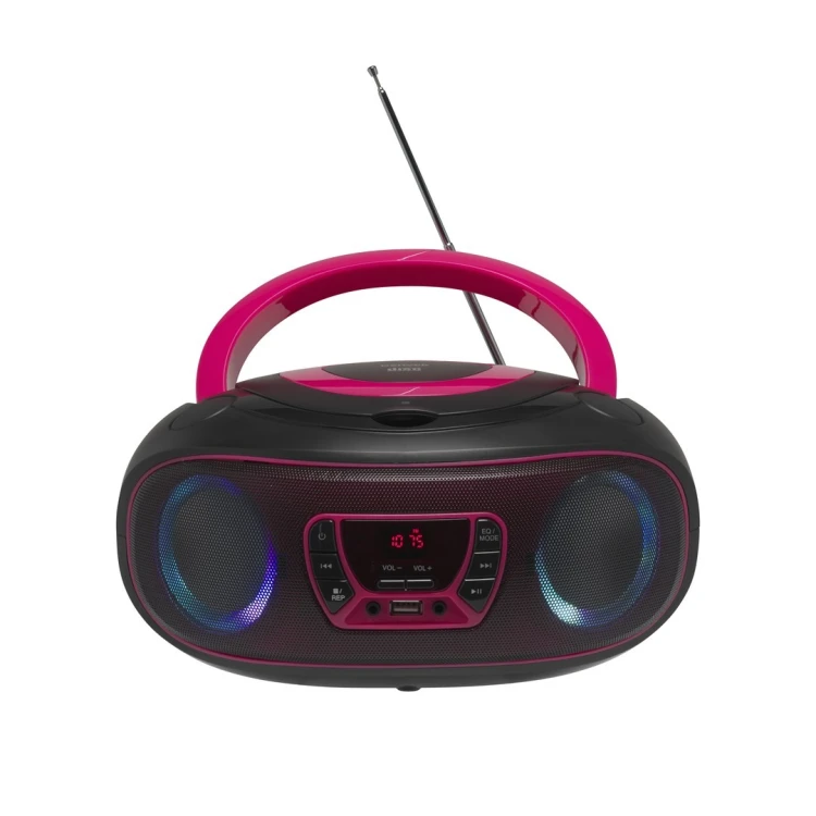 Denver TCL-212BT PINK odtwarzacz CD przenośny czarny, różowy