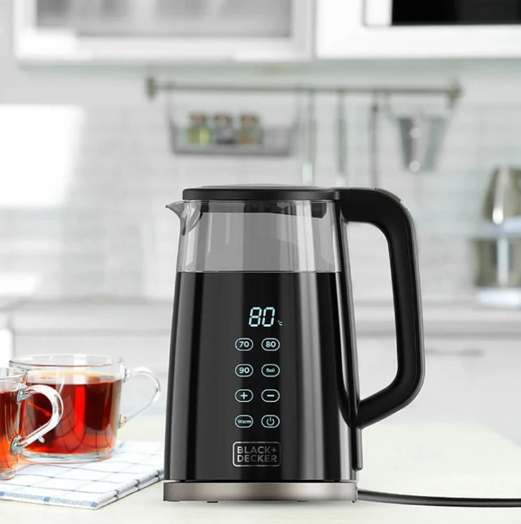 Czajnik elektryczny Black+Decker BXKE2206E 2200W | 1,7l | 5 temperatur | wys. 260 mm