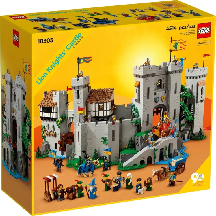 LEGO Icons 10305 - Zamek rycerzy herbu Lew
