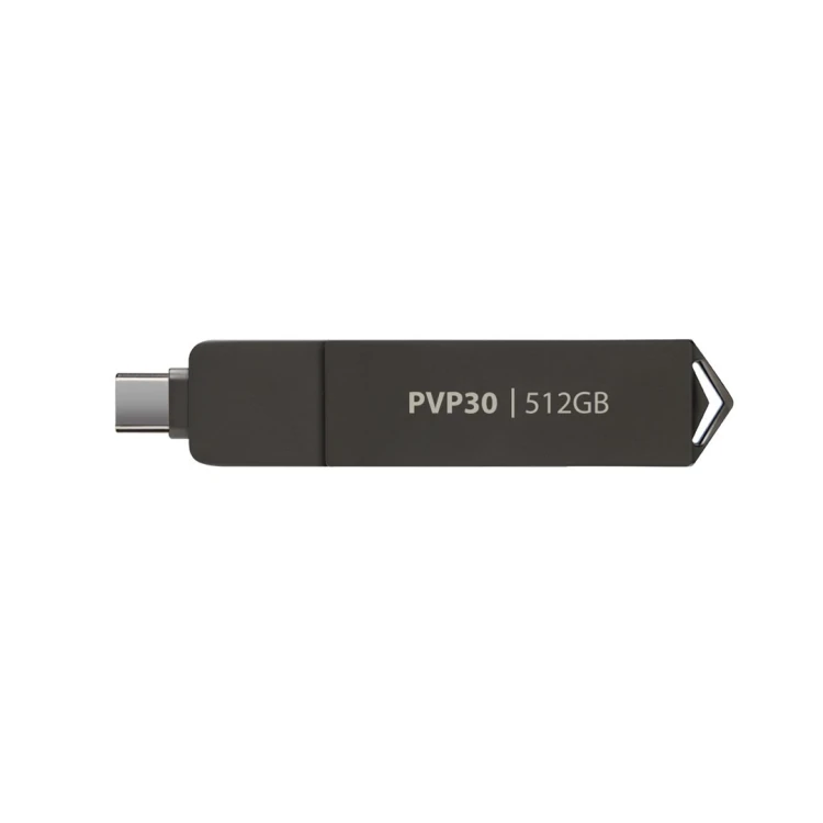 Dysk SSD Patriot PVP30 512GB 1000MB/s USB Duo A+C 3.2 Gen2 Alu