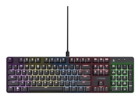 Klawiatura gamingowa Trust GXT 871 ZORA WIRELESS US
