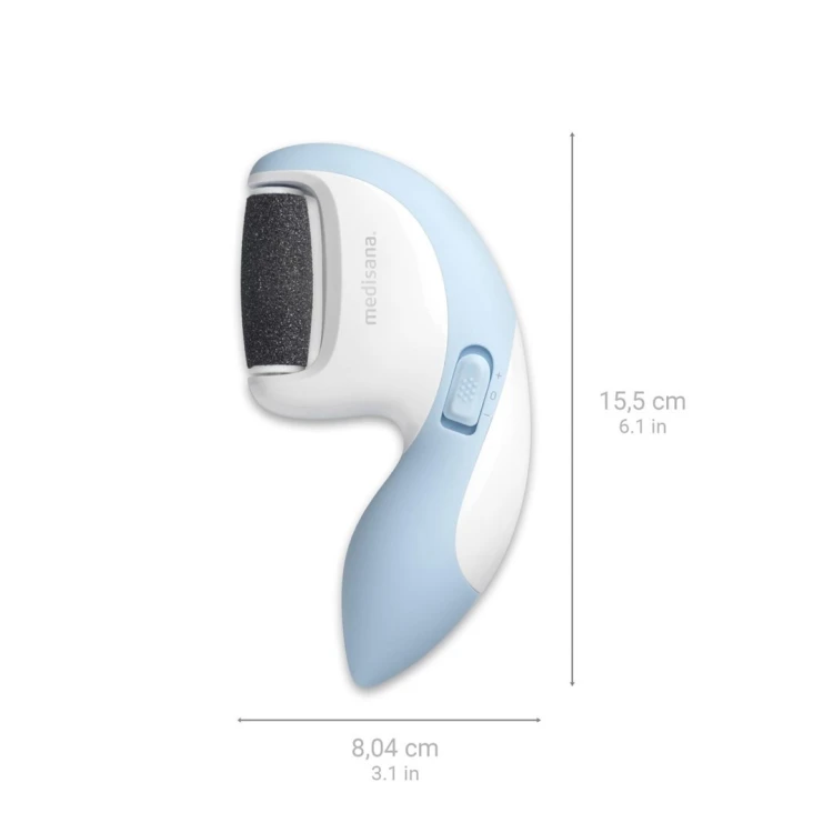 Pilnik do pięt Medisana CR 870 3 nakładki | 2 prędkości | 155 x 80,4 x 34,3 mm