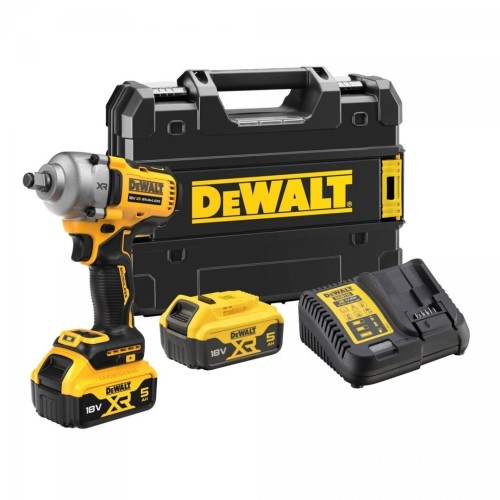 KLUCZ UDAROWY 1/2"  2X5Ah DCF891P2T DEWALT 2 akumulatory
