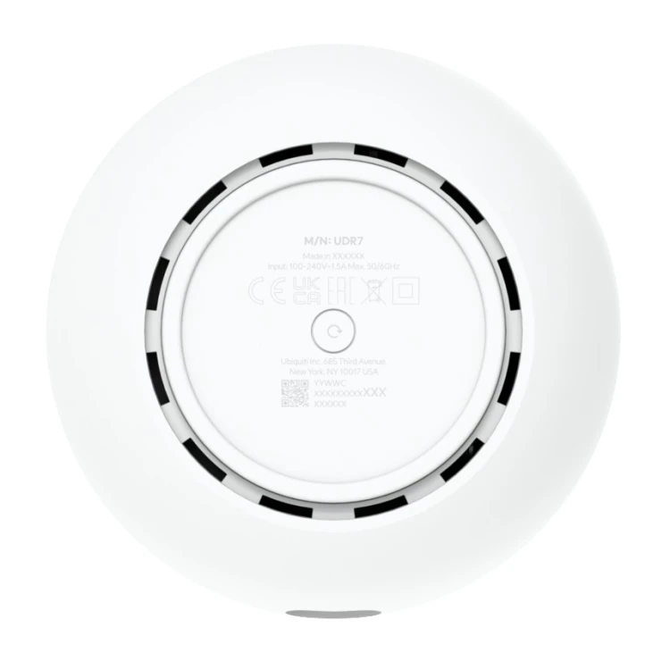 Router(Gateway), Kontroler UniFi, NVR, Switch PoE, Access Point Wi-Fi 7 Ubiquiti UniFi  (UDR7-EU)