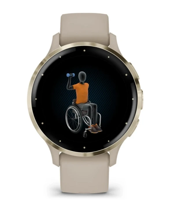 Zegarek Garmin Venu 3S, 41mm AMOLED French Grey