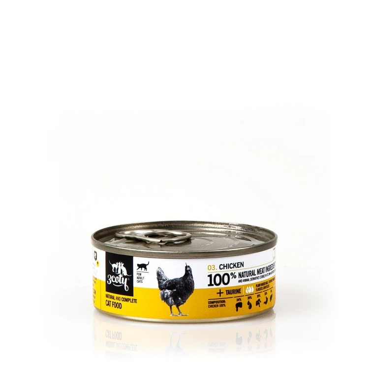 3Coty CHICKEN for Adult cats 80g