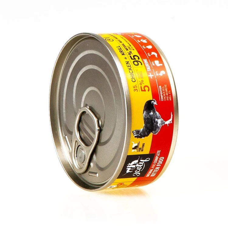 3Coty CHICKEN + KRILL  for Kittens 80g