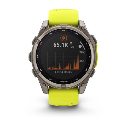 Garmin Fenix 8 47mm AMOLED Solar Sapphire Yellow