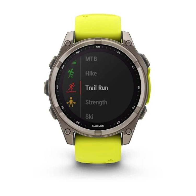 Garmin Fenix 8 47mm AMOLED Solar Sapphire Yellow