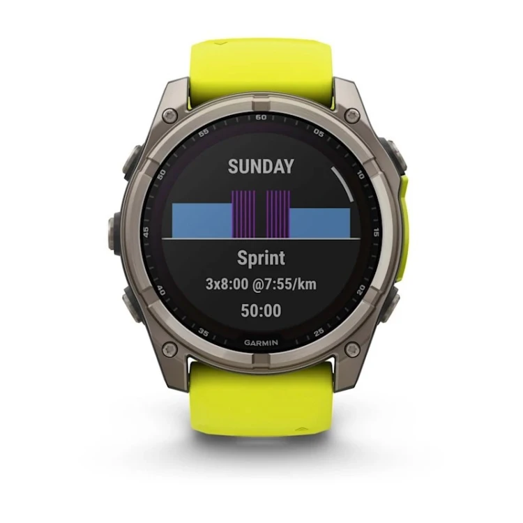 Garmin Fenix 8 51mm AMOLED Solar Sapphire Titanium Amp