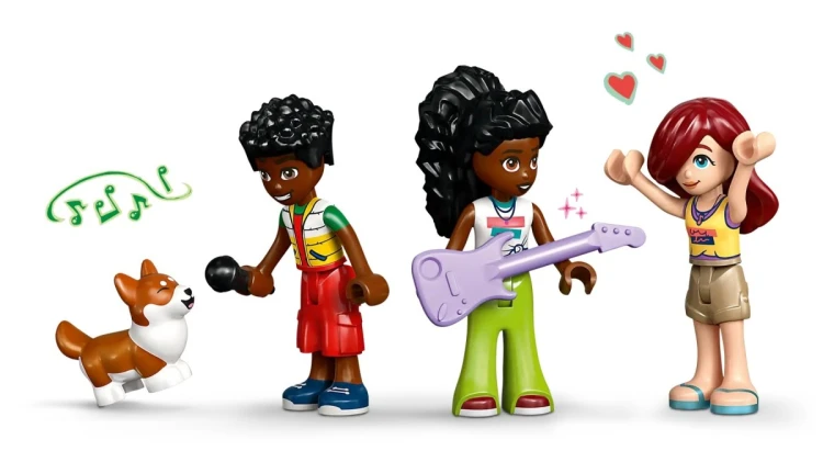 LEGO Friends 42653 - Sklep muzyczny i mieszkanie