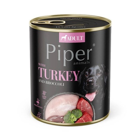 DOLINA NOTECI Piper z indykiem i brokułem dla psa 800g