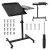 MACLEAN MOBILNE BIURKO/STAND NA LAPTOP, CZARNE, REGULACJA WYSOKOŚC 59-89CM, MAX. 30KG MC-121 B