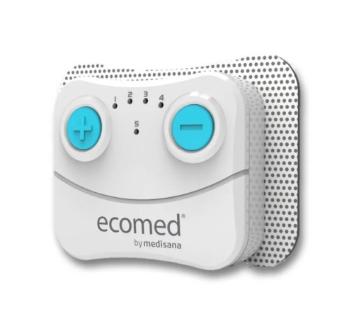 Bezprzewodowe urządzenie do terapii bólu TENS Ecomed by Medisana TT-10E 5 programów terapeutycznych | 10 poziomów intensywności | 57 x 16,5 x 45 mm