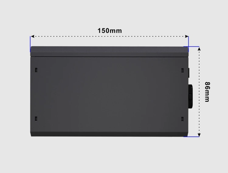 GEMBIRD ZASILACZ KOMPUTEROWY FORNAX POWER 650W 80+BRONZE ATX, 650W, AKTYWNE PFC, 12CM WENTYLATOR
