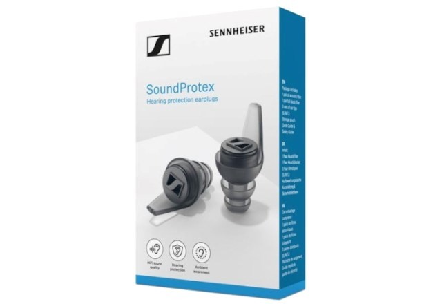 Sennheiser SoundProtex - Ochronne wkładki do uszu wyposażone w 3 rodzaje filtrów akustycznych