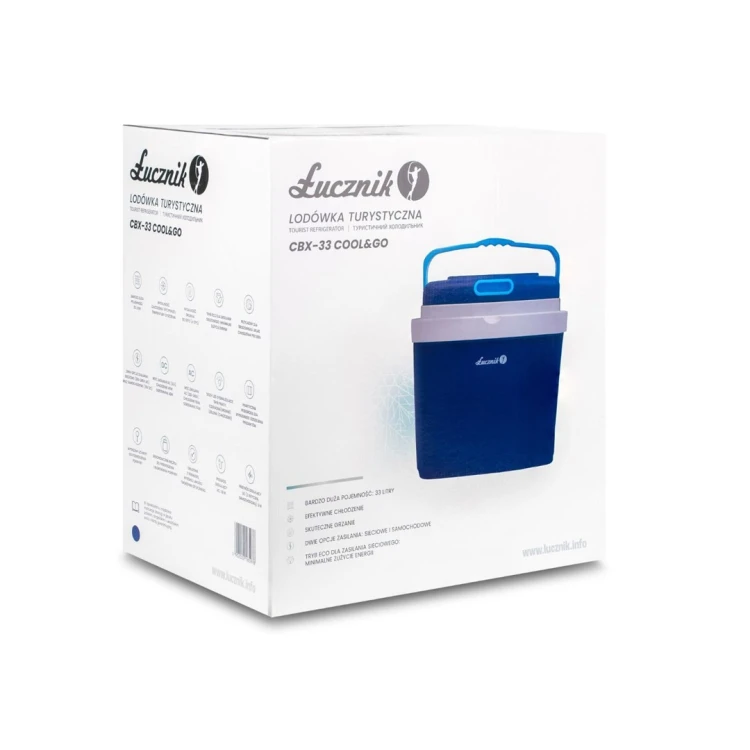 Lodówka turystyczna samochodowa Łucznik CBX-33 Cool&Go XL 33L 12V/220-240V