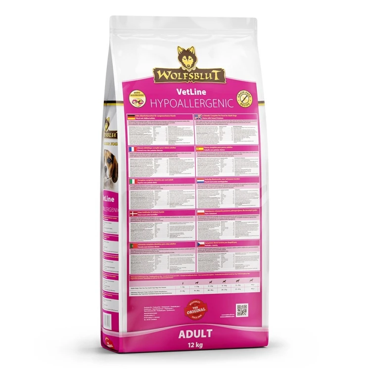 WOLFSBLUT VETLINE HYPOALLERGENIC 12KG