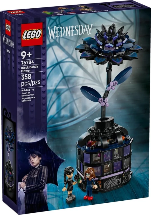 LEGO Wednesday 76784 - Kwiat czarnej dalii