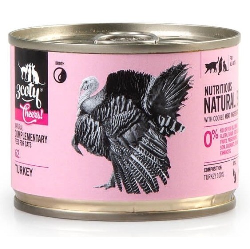 3Coty TURKEY Cheers! Complementary feed cats 160g