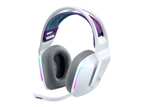 Słuchawki Logitech G733 Lightspeed Białe