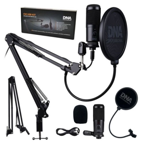 DNA CM USB KIT - Mikrofon pojemnościowy USB zestaw rozszerzony