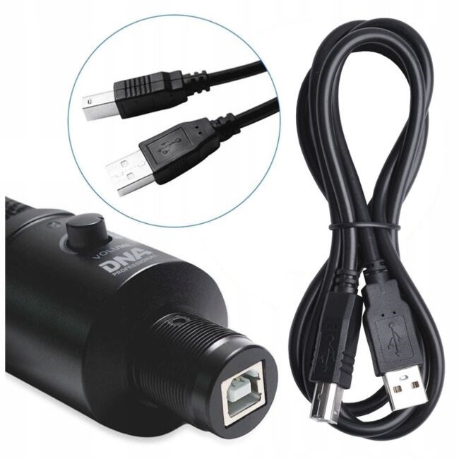 DNA CM USB KIT - Mikrofon pojemnościowy USB zestaw rozszerzony