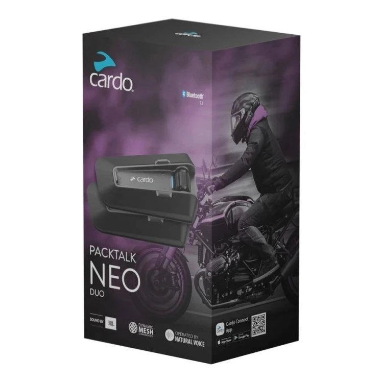 CARDO PACKTALK NEO DUO- Interkom motocyklowy na 2 kaski