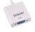 SAVIO ADAPTER HDMI (M) -VGA(F) BIAŁY CL-201