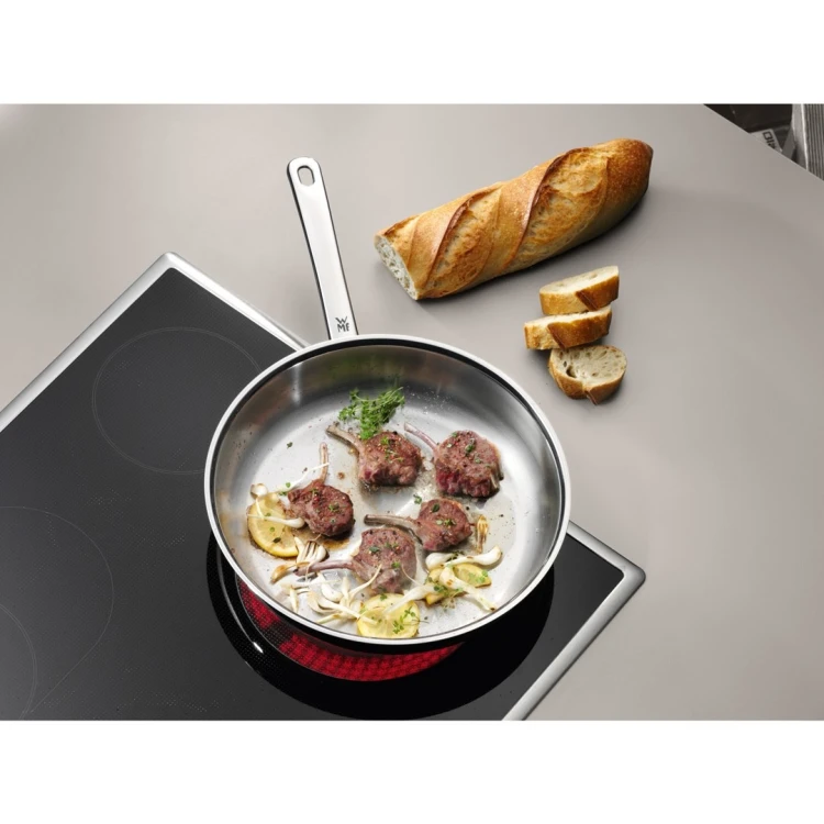 WMF Profi 0794649991 - Okrągła - Patelnia uniwersalna - Stal nierdzewna - 250 °C - Ceramika - Gaz - Halogen - Indukcja - Stal nierdzewna