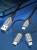 Kabel Vention USB-A  3w1 Micro-B USB-C Lightning 1m szary