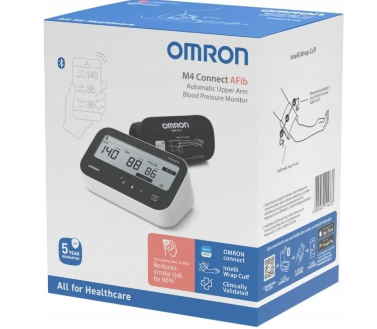 Ciśnieniomierz naramienny OMRON M4 Connect Afib