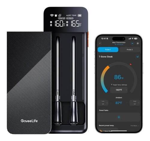 Termometr do mięsa GoveeLife B5192 Smart Wireless 2 sondy