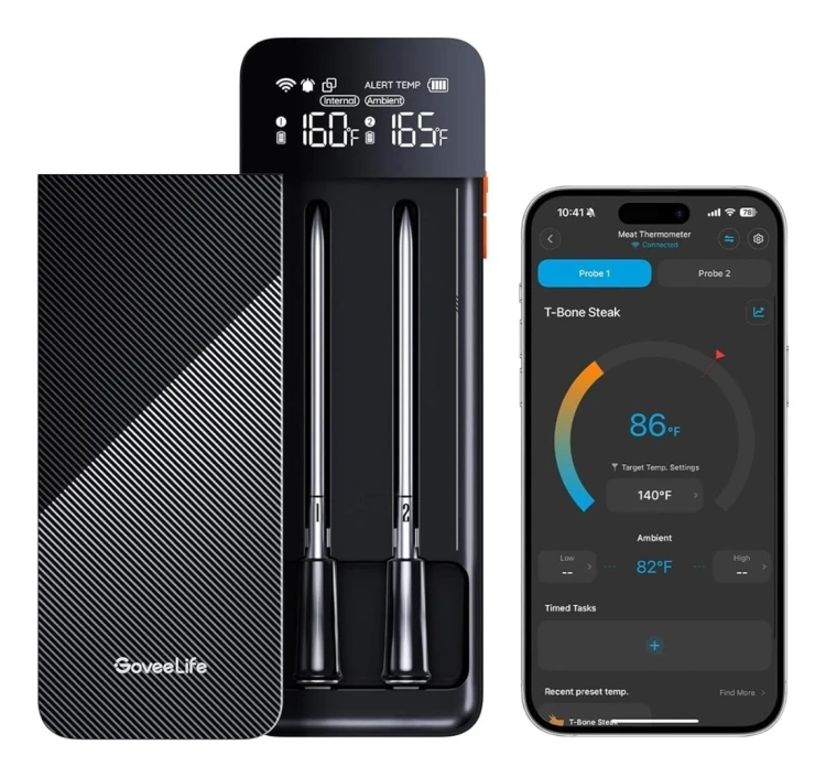 Termometr do mięsa GoveeLife B5192 Smart Wireless 2 sondy