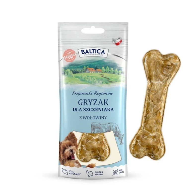 BALTICA PRZYSMAKI REGIONÓW Kości dla szczeniąt wołowa   1szt