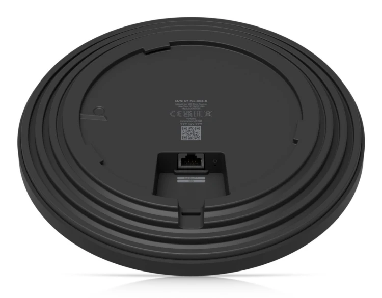 Access Point Wi-Fi 7 Ubiquiti UniFi U7 PRO XGS B 2.4GHz(2 x 2)/5GHz(4 x 4)/6GHz(2 x 2) PoE++ 1x10G Czarny (U7-PRO-XGS-B-EU)