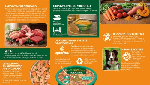 Arquivet Fresh Home Gulasze mix opakowań 6szt x280g
