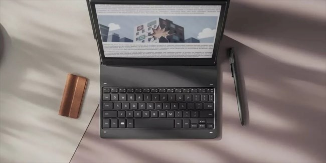 Etui magnetyczne Onyx Note Air 5 C brown z klawiaturą