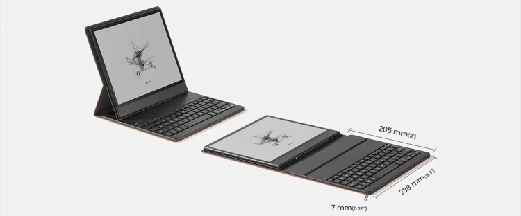 Etui magnetyczne Onyx Note Air 5 C brown z klawiaturą