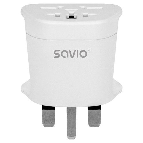 SAVIO ADAPTER PODRÓŻNY GNIAZDO GLOBALNE - WTYK UK AP-05