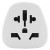 SAVIO ADAPTER PODRÓŻNY GNIAZDO GLOBALNE - WTYK UK AP-05